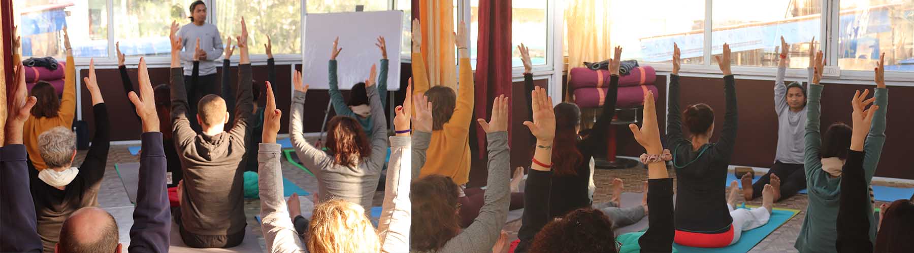 Spiritual School of Yoga retreat group